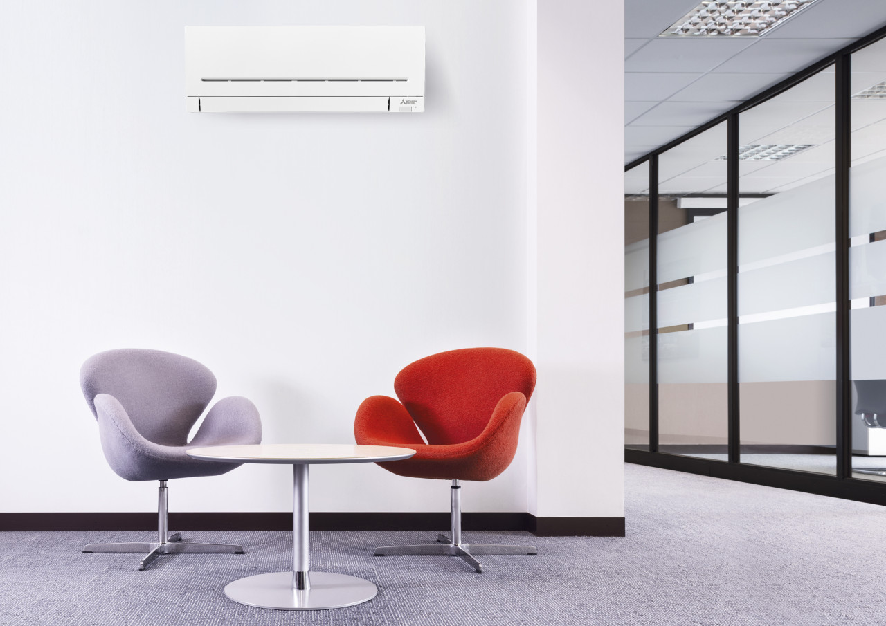 Mitsubishi Electric Air Conditioning Wall Mounted in Lobby 1